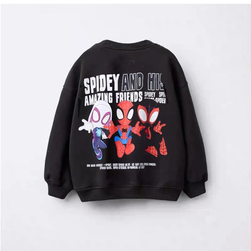 Boys Sweatshirts Trendy Casual Clothes Long-sleeved Tops Autumn Clothing Toddler Fashion New Design Design Hoodie Outer Wear