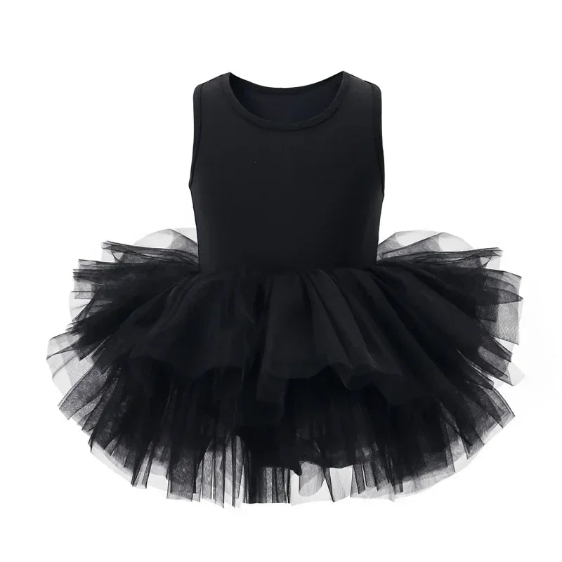 New Girl Ballet TuTu Dress 2-8 Ys Fashion Professional Kids Dancing Party Dress Performance Costume Princess Wedding Dress
