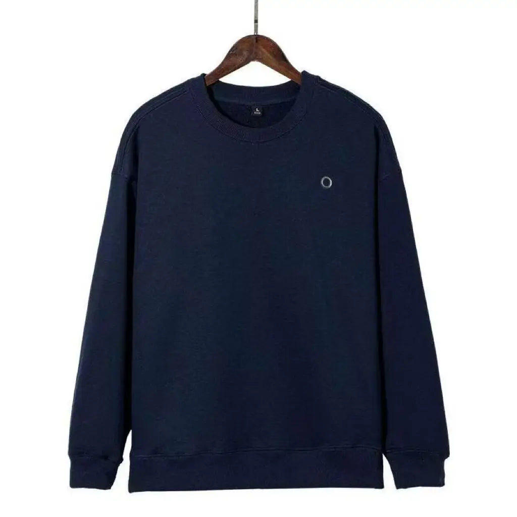 A Heavyweight American Three-dimensional Reflective Logo Casual Sports Loose Yoga Round-neck Sweatshirt